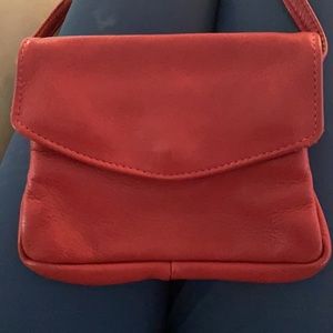 Victoria Leather Co. Small Red Purse